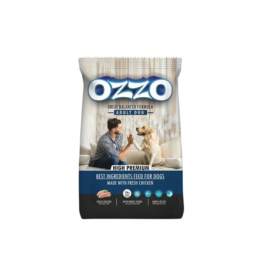 OZZO High Premium Adult Dog Dry Food With Fresh Chicken 15Kg