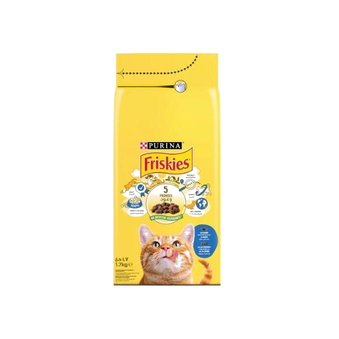 Purina Friskies Salmon Cat Dry Food 1.7kg