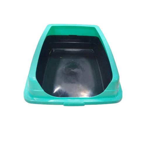 Rectangular Litter Box With Black Base