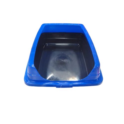 Rectangular Litter Box With Black Base