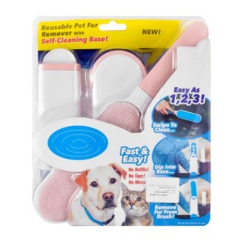 Hurricane Pet Fur Wizard - with Self-Cleaning Base