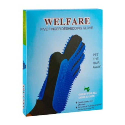 TrueTouch Pet Hair Remover Glove - Black and Blue