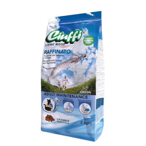 Ciuffi Adult Cat Dry Food With Salmon 2Kg