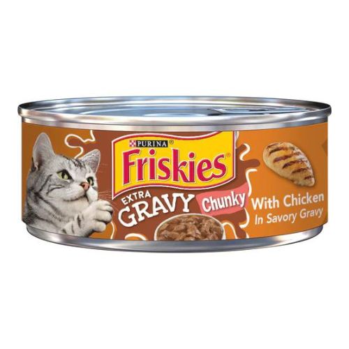 Friskies Meaty Bits With Chicken Dinner In Gravy 156g