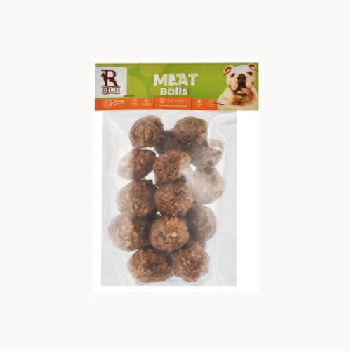 Rich Chicken Meatball Dog Treats 20 Pieces per Pack