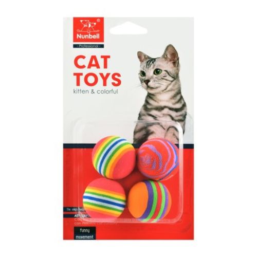 Nunbell Multi-Colored Dog Ball Toys