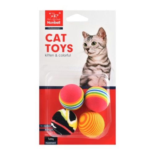 Nunbell Multi-Colored Dog Ball Toys