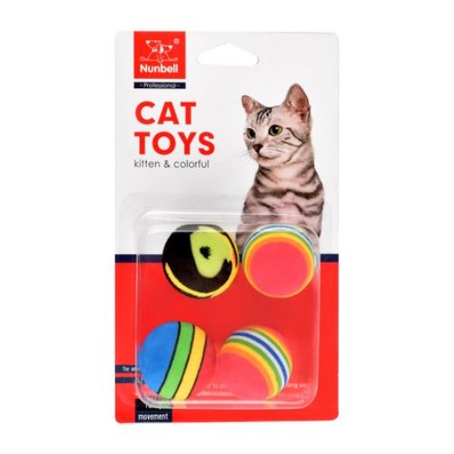 Nunbell Multi-Colored Dog Ball Toys