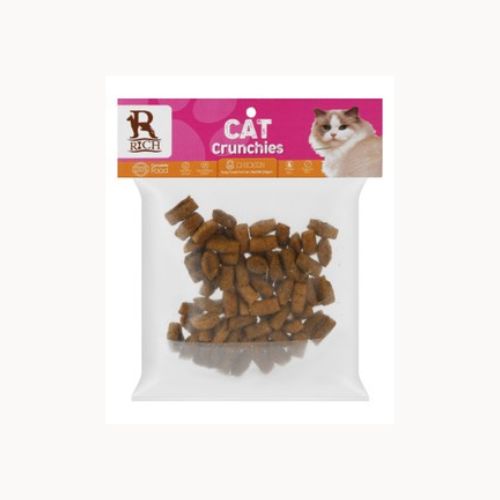 Rich Chicken Flavored Crunchies Cat Treats 50g