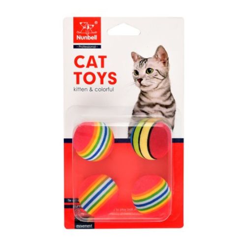 Nunbell Multi-Colored Dog Ball Toys