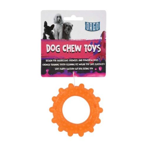 Orgo Gear-Shaped Dog Chew Toy