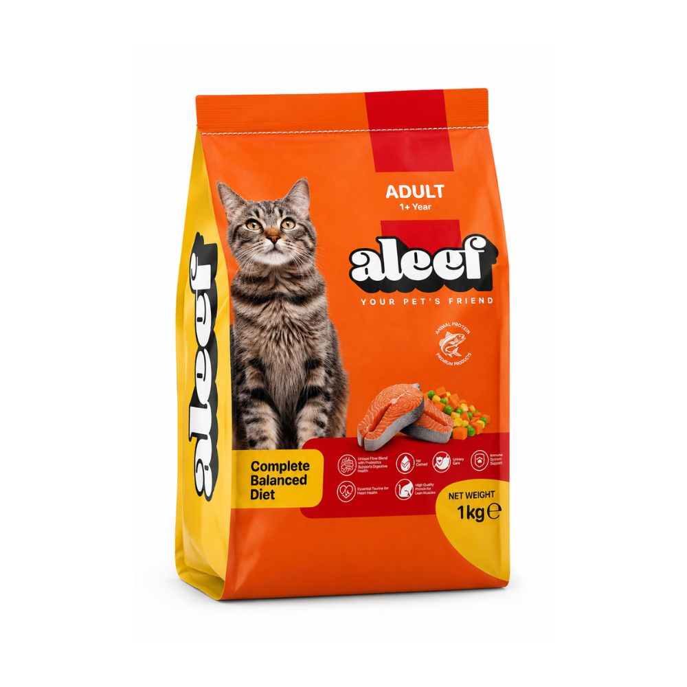 Aleef Adult Cat Food with Fish Flavor 1kg