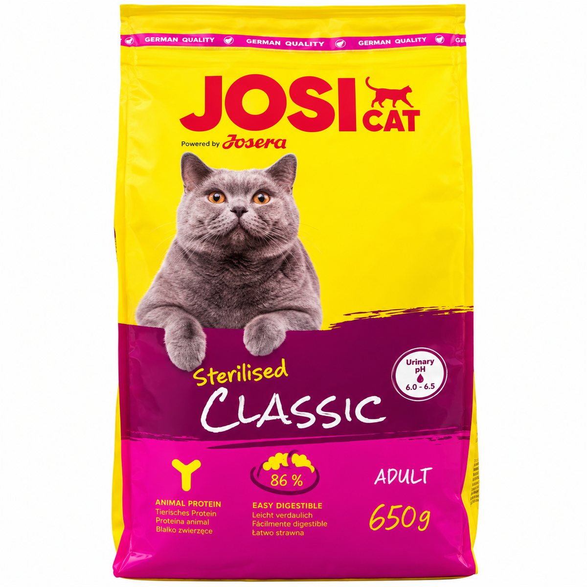 JosiCat Sterilised Classic Adult Cat Dry Food 650g