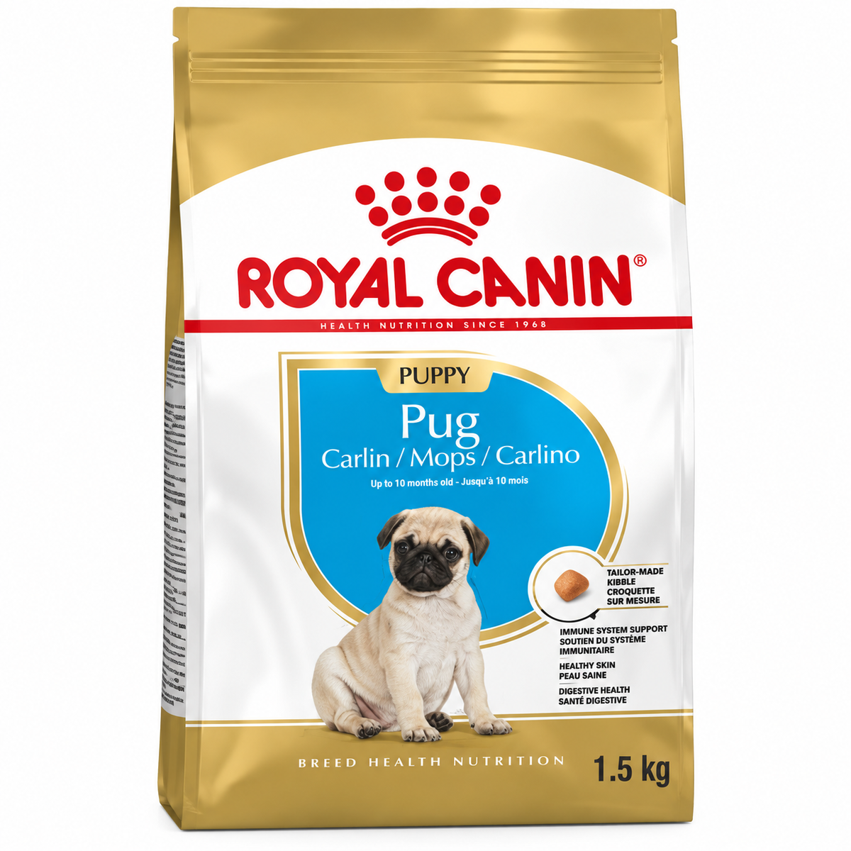 Royal Canin Pug Puppy Dry Dog Food – 1.5 KG