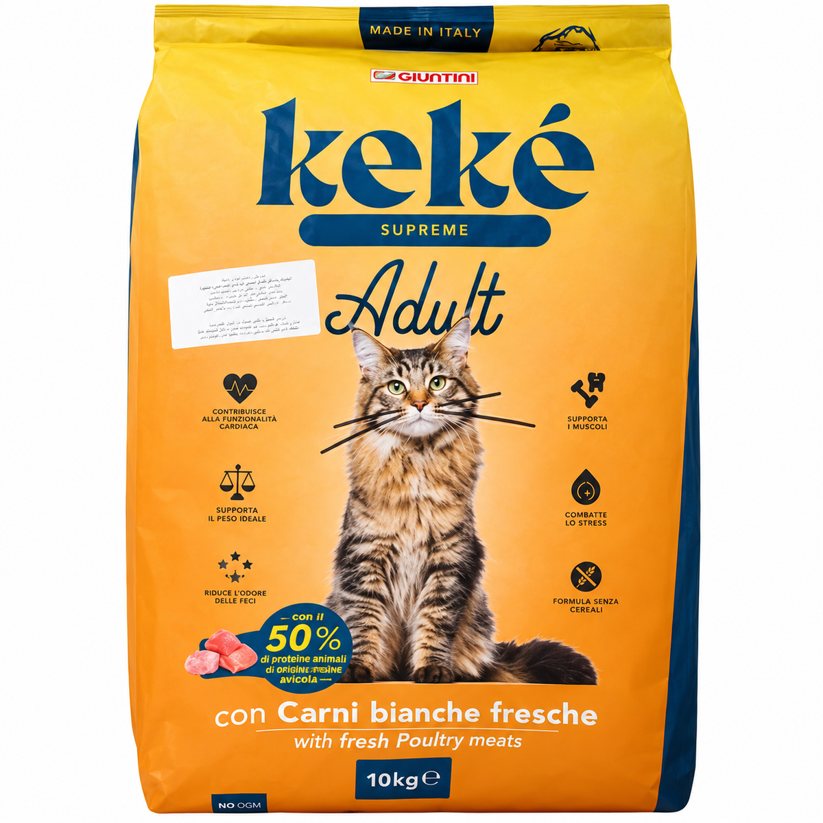 Kéké Supreme Adult Cat Dry Food with Fresh Poultry Meat 10kg