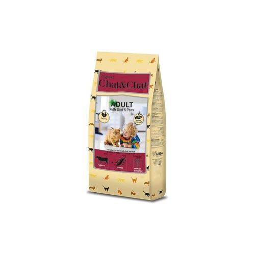 Chat & Chat Adult With Beef & peas 2 kg