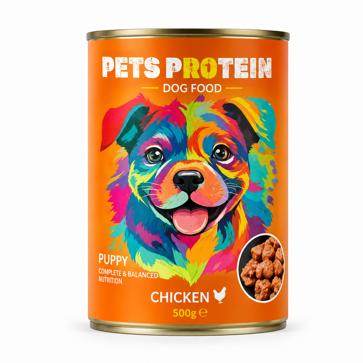 Pets Protein Wet Puppy Food with Chicken 400g