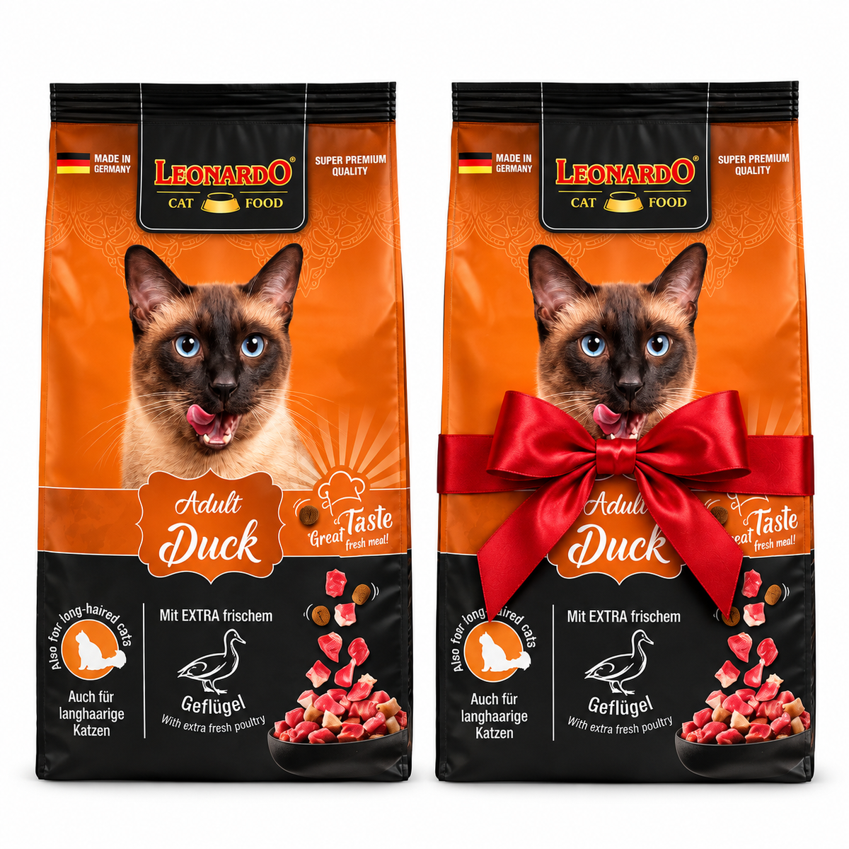 Leonardo Holistic Dry Food With Fresh Duck For Adult Cat 300g  Buy 1 Get 1 FREE
