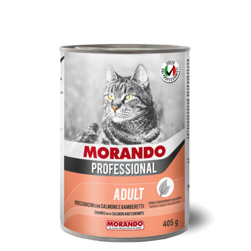 Morando Professional Adult Pate with Salmon and Shrimp 400g