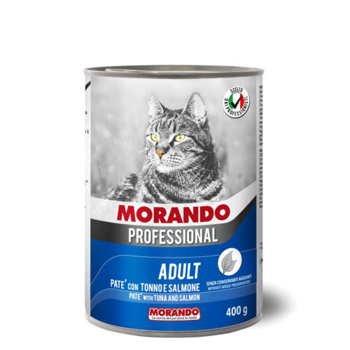 Morando Professional Adult Pate with Tuna and Salmon 400g