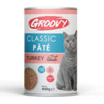 Groovy Classic Pate Adult Cat Wet Food Cans Turkey 400 g