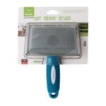 Large Soft Slicker Brush for Pets - Blue by Nanbeal