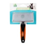 Nanbeal Large Soft Slicker Brush for Pets - Blue