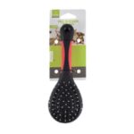 Nanbeal Soft Pet Brush - Black and Red