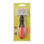 Naomi Slicker Brush for Pets - Red and Black