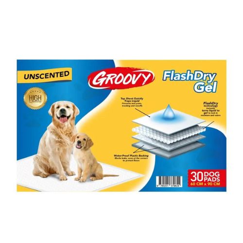 GROOVY unscented pads flash dry gel