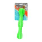 Solay Neon Green Spike Stick Dog Chew Toy