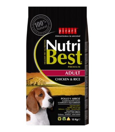 NutriBest Adult Dog Dry Food with Chicken & Rice 3Kg