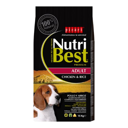 NutriBest Adult Dog Dry Food with Chicken & Rice 3Kg