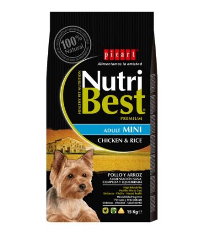 NutriBest Adult Mini Dog Dry Food 3Kg