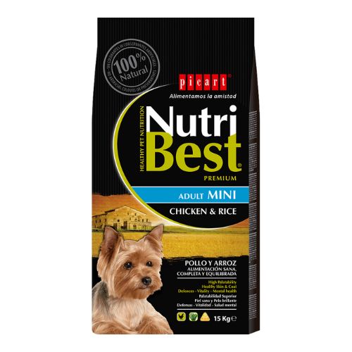 NutriBest Adult Mini Dog Dry Food 3Kg