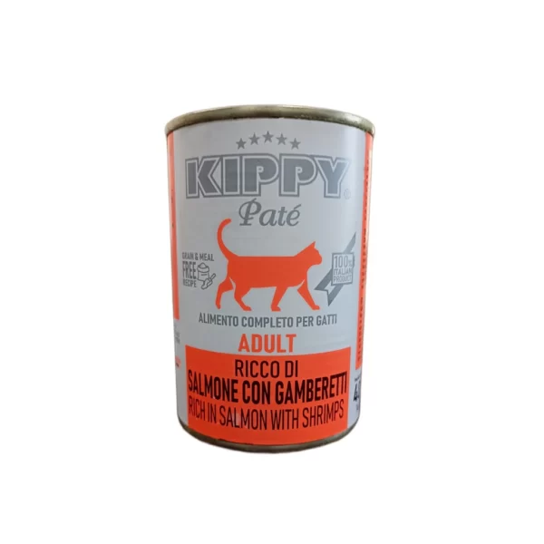 Kippy Pate Adult Cat Wet Food with Salmon and Shrimps 400g