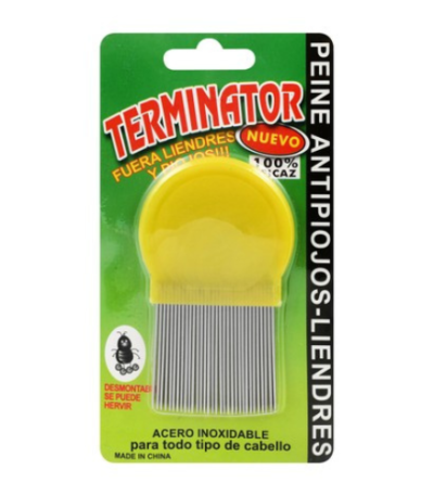 Terminator Stainless Steel Pet Hair Comb - Colorful