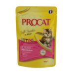 Procat Pouch for Kittens with Chicken in Jelly 100g