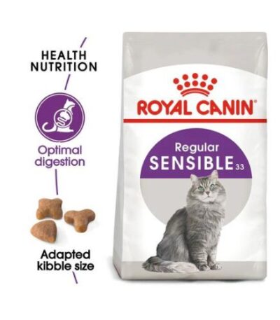 Royal Canin Sensible Adult Cats Dry Food 33 2KG - For Sensitive Cats