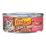 Friskies Extra Gravy Chunky With Salmon In Savory Gravy Wet Cat Food 156g