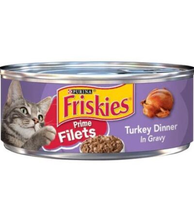 PURINA FRISKIES Prime Filets Turkey in Gravy Wet Cat Food 156g