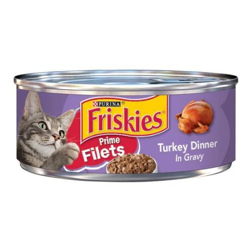 PURINA FRISKIES Prime Filets Turkey in Gravy Wet Cat Food 156g