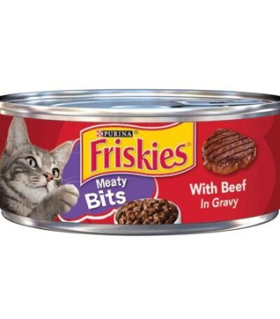 Friskies Prime Filets With Beef In Gravy Wet Cat Food 156g