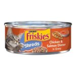 Purina Friskies Savory Shreds Chicken & Salmon in Gravy Wet Cat Food 156g