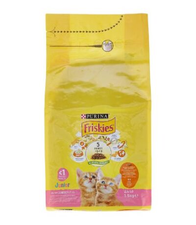 Purina Friskies Junior With Chicken And Milk Cat Dry Food 1.5 kg