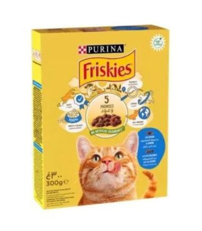 Purina Friskies with salmon and vegetables Cat Dry Food 300g