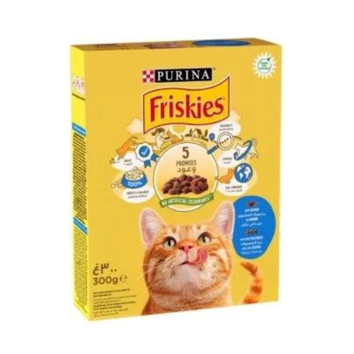 Purina Friskies with salmon and vegetables Cat Dry Food 300g