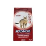 Moustache Multi Flavor Croquettes Dry Food for Adult Cats 2Kg