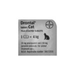 Drontal Plus Flavour Bone Shaped Tablets For Cats