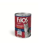 Filos Cat Wet Food Chunkies Beef 400Gm